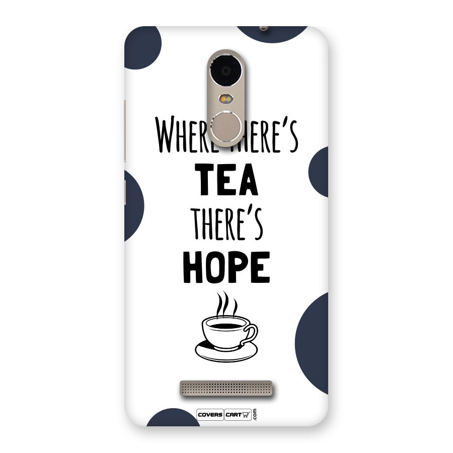Tea Hope Back Case for Xiaomi Redmi Note 3