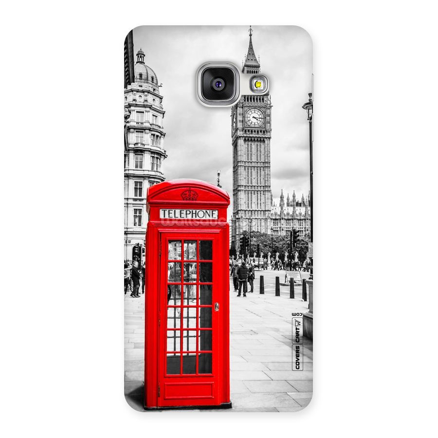 Telephone Booth Back Case for Galaxy A3 2016