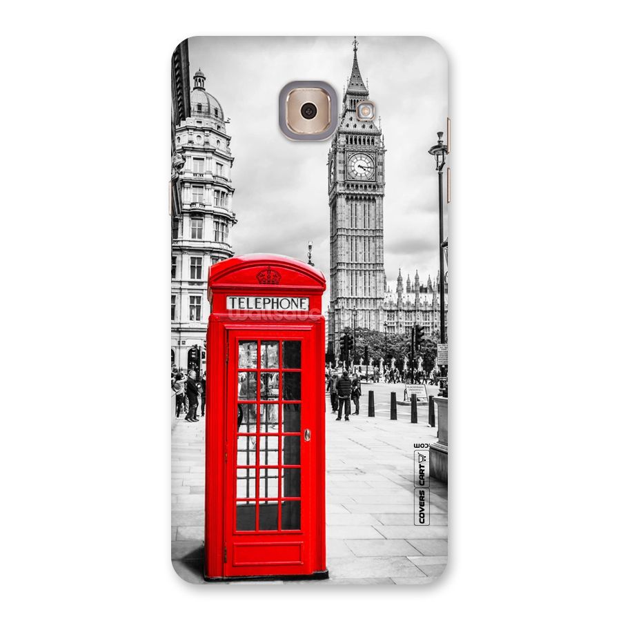 Telephone Booth Back Case for Galaxy J7 Max
