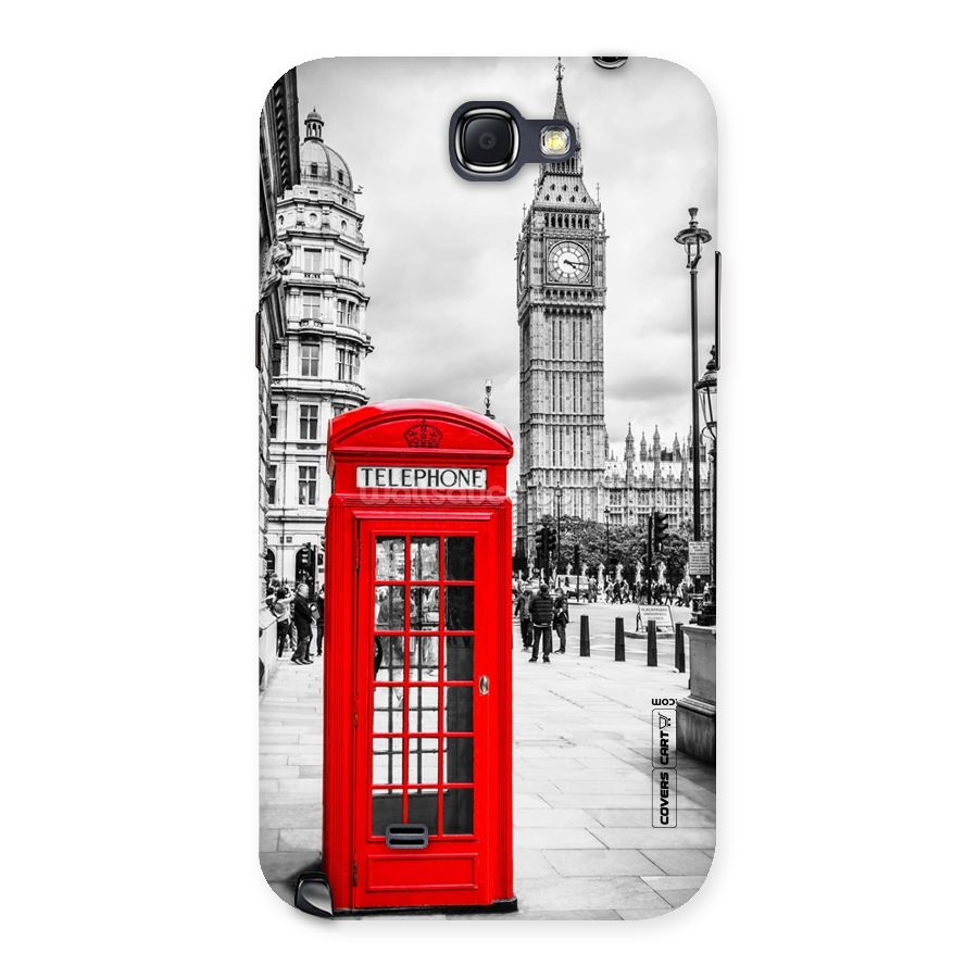 Telephone Booth Back Case for Galaxy Note 2