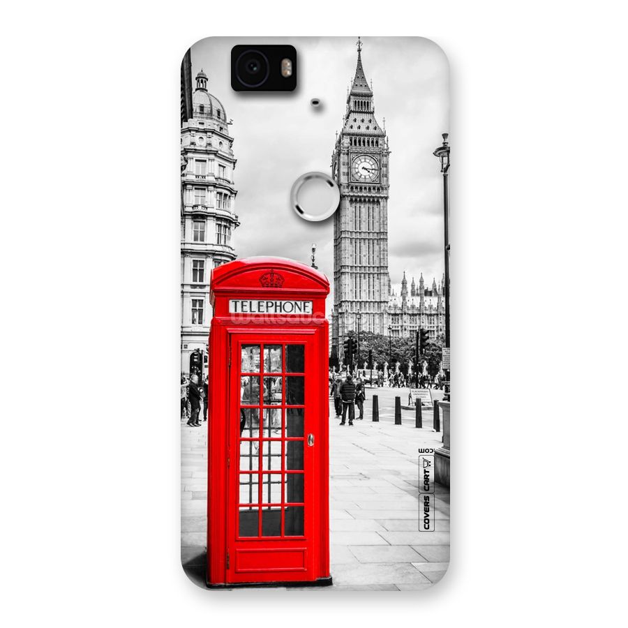 Telephone Booth Back Case for Google Nexus-6P