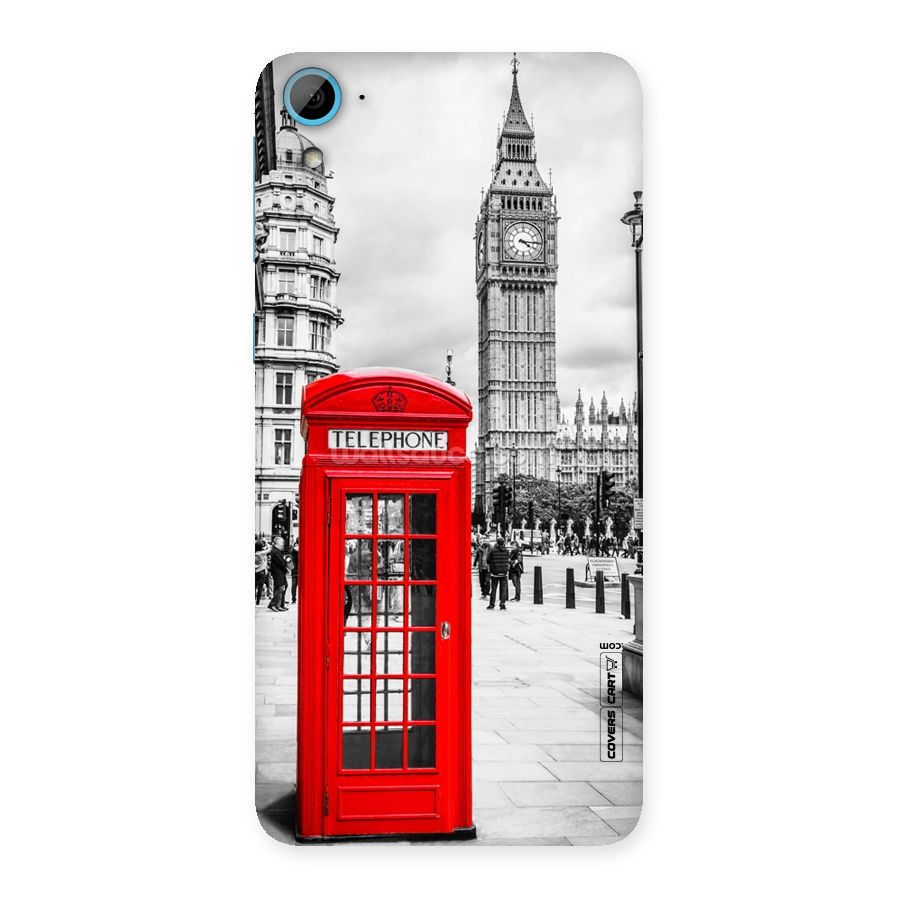 Telephone Booth Back Case for HTC Desire 826