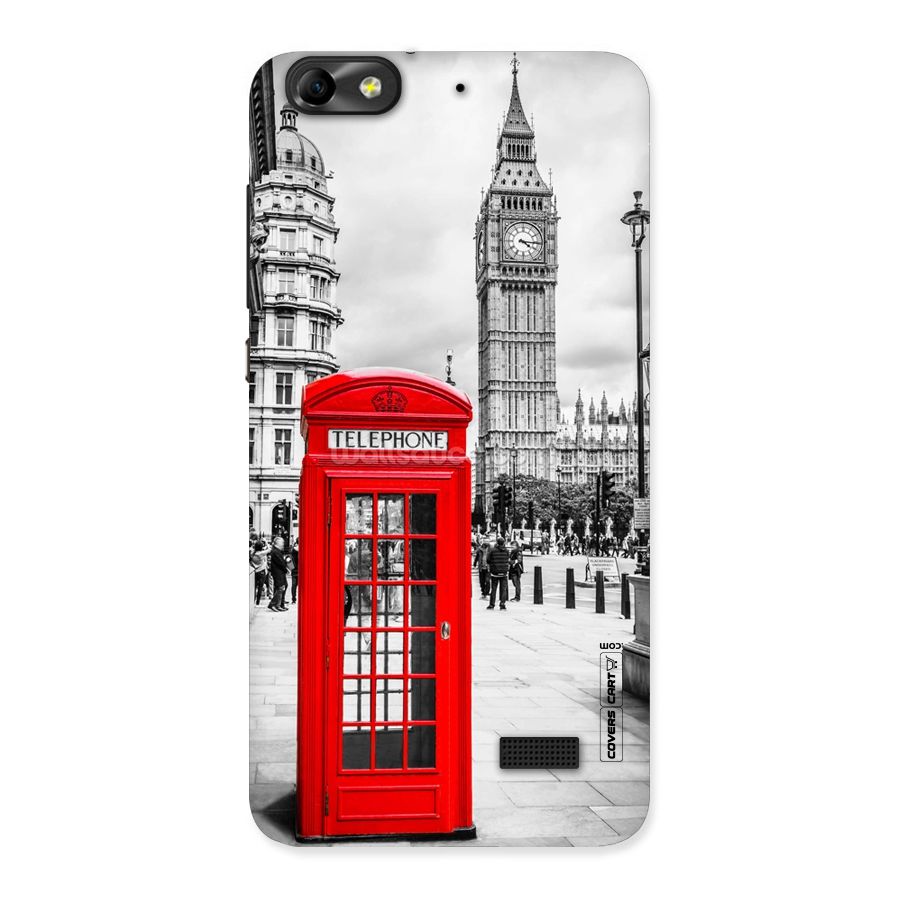 Telephone Booth Back Case for Honor 4C