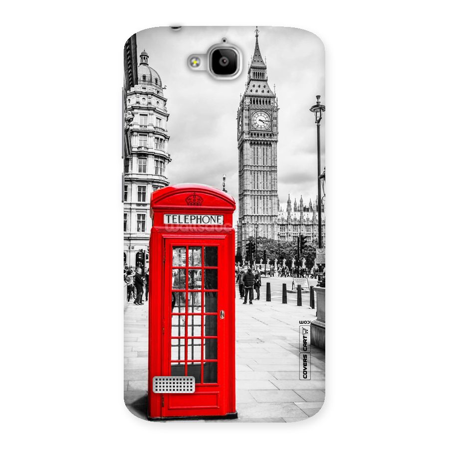 Telephone Booth Back Case for Honor Holly