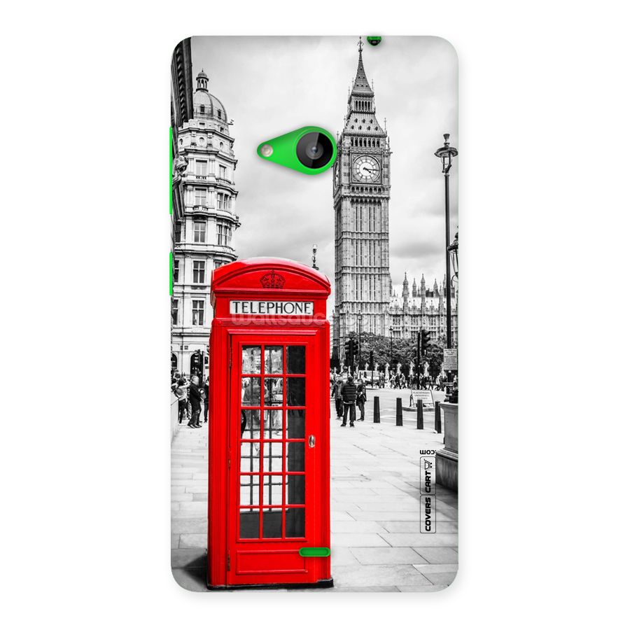 Telephone Booth Back Case for Lumia 535
