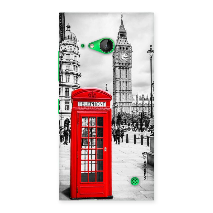 Telephone Booth Back Case for Lumia 730