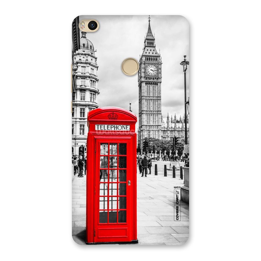 Telephone Booth Back Case for Mi Max 2