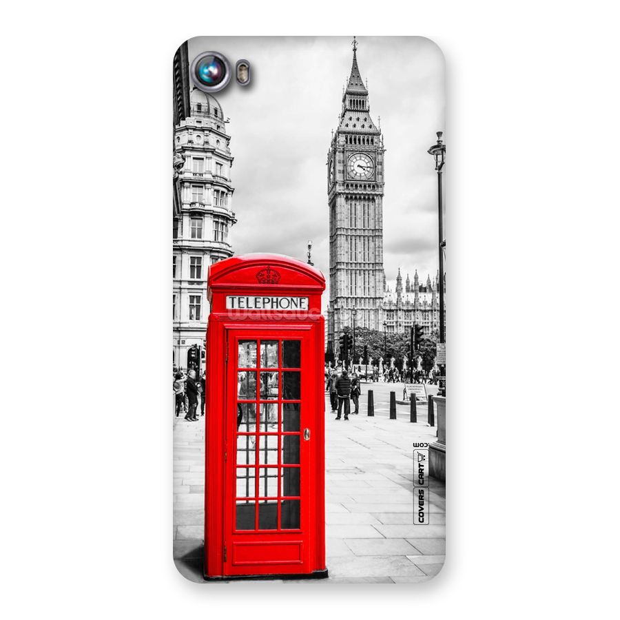 Telephone Booth Back Case for Micromax Canvas Fire 4 A107