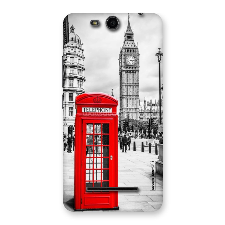 Telephone Booth Back Case for Micromax Canvas Juice 3 Q392