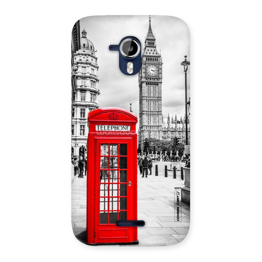 Telephone Booth Back Case for Micromax Canvas Magnus A117