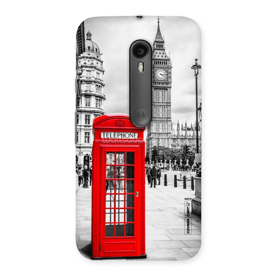 Telephone Booth Back Case for Moto G Turbo