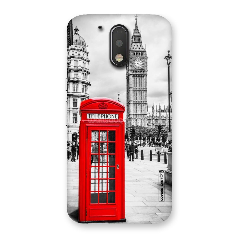Telephone Booth Back Case for Motorola Moto G4