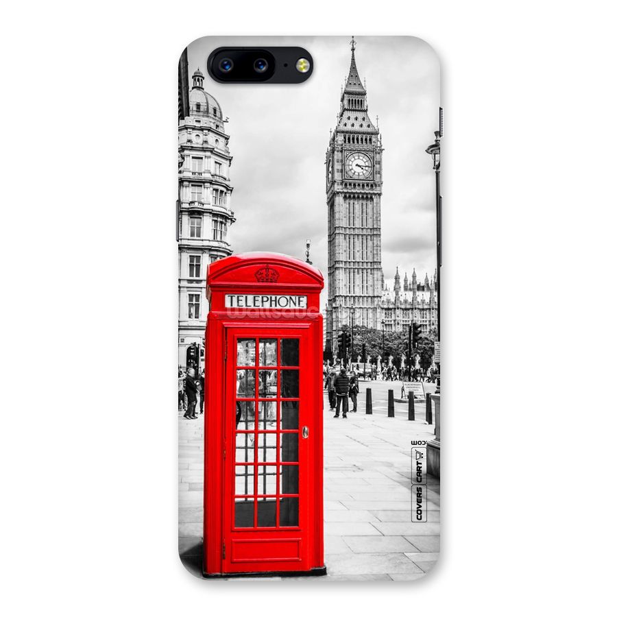 Telephone Booth Back Case for OnePlus 5