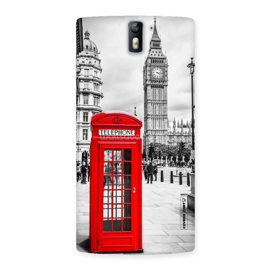Telephone Booth Back Case for One Plus One