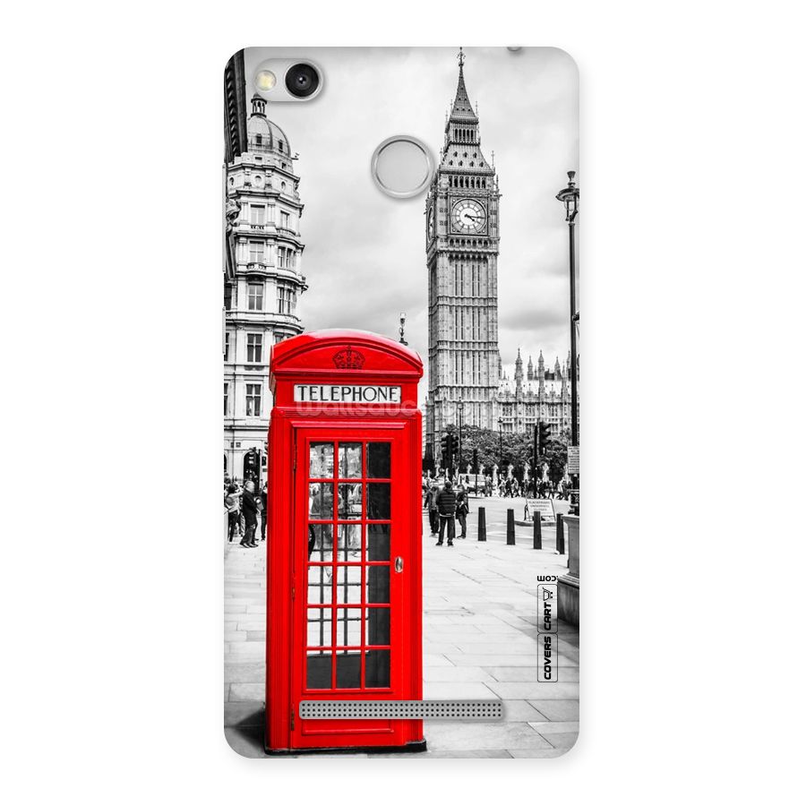 Telephone Booth Back Case for Redmi 3S Prime