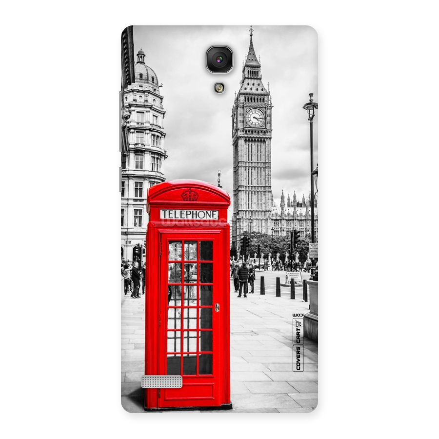 Telephone Booth Back Case for Redmi Note Prime