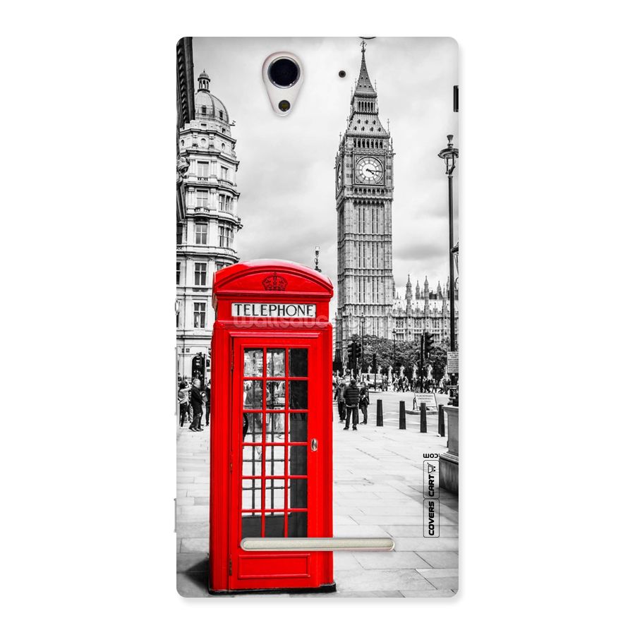 Telephone Booth Back Case for Sony Xperia C3
