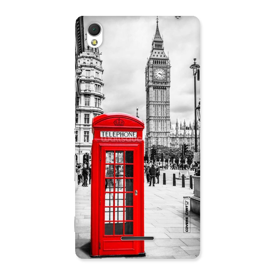 Telephone Booth Back Case for Sony Xperia T3