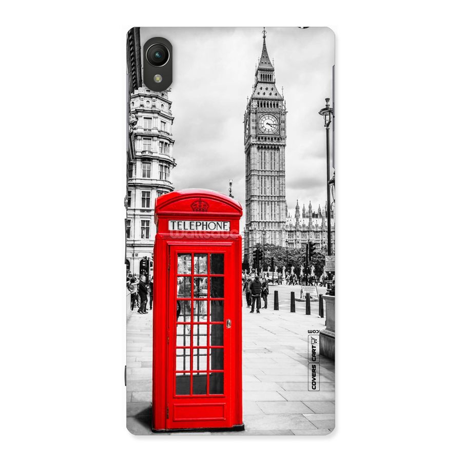 Telephone Booth Back Case for Sony Xperia Z1