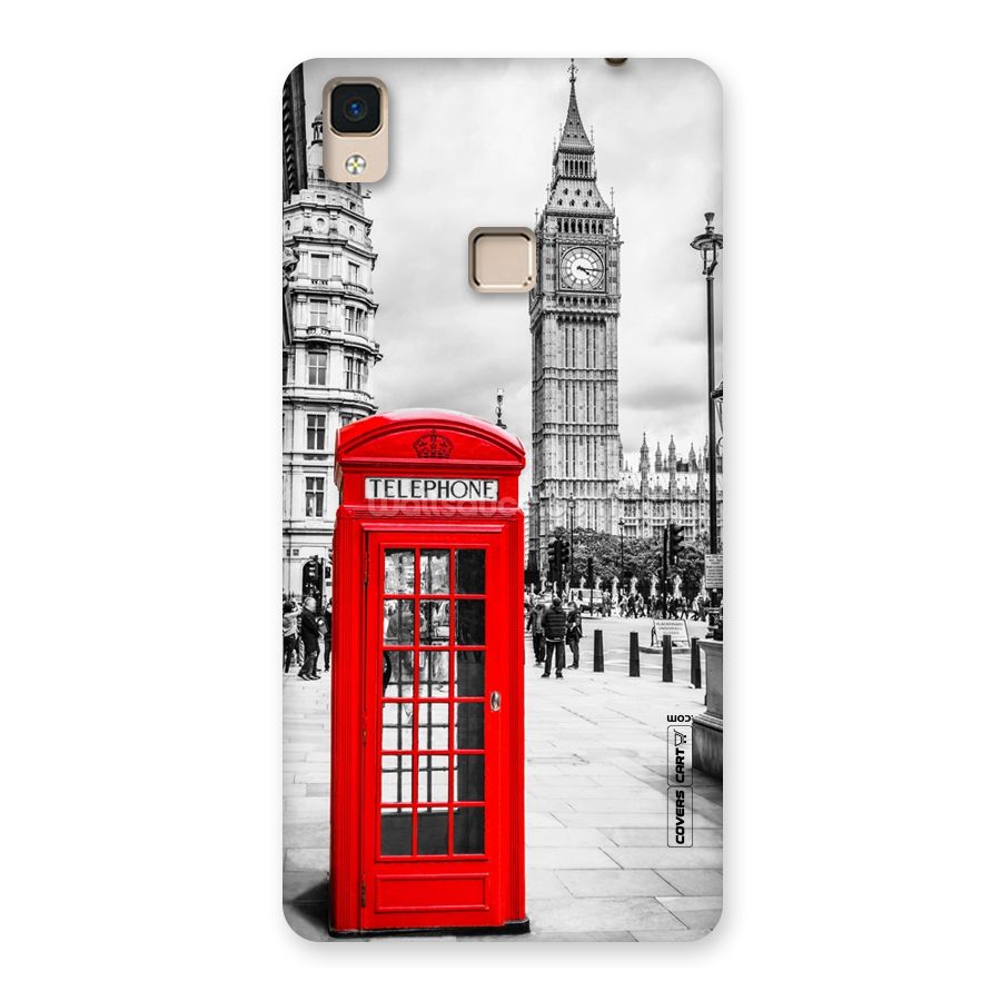 Telephone Booth Back Case for V3 Max