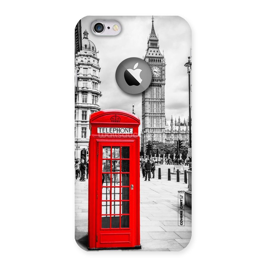 Telephone Booth Back Case for iPhone 6 Logo Cut