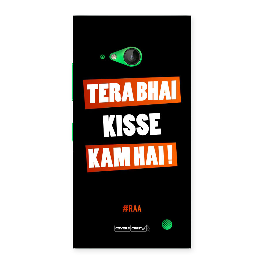 Tera Bhai Raftaar Back Case for Lumia 730