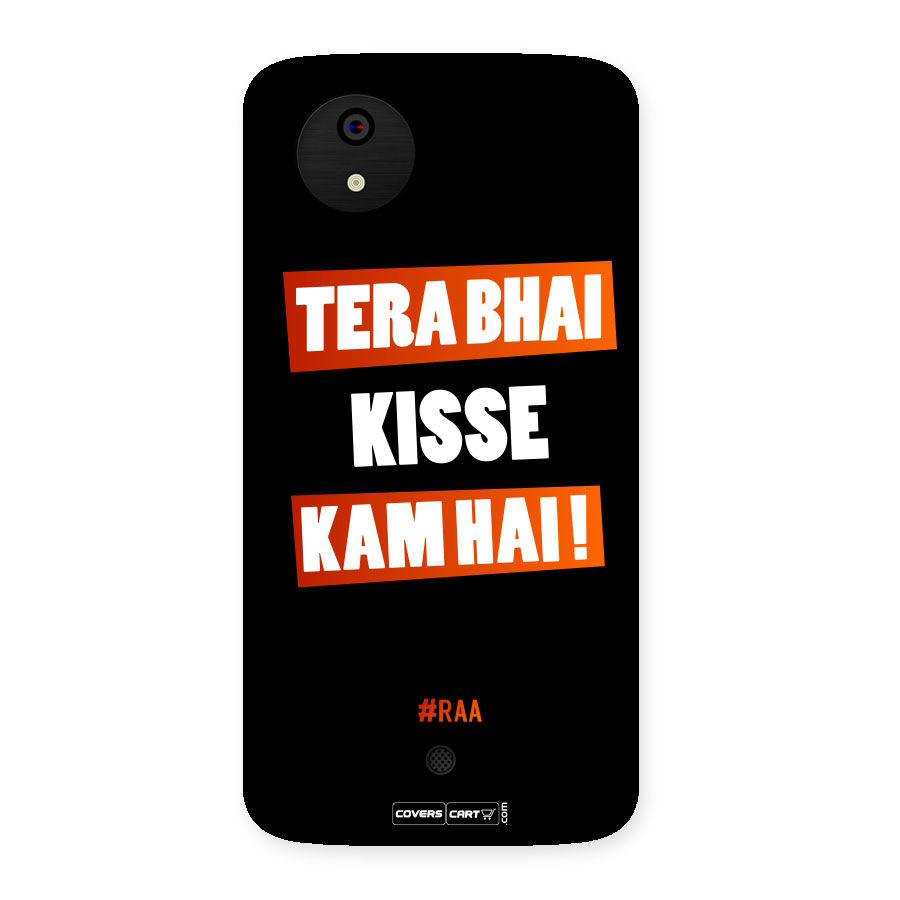 Tera Bhai Raftaar Back Case for Micromax Canvas A1