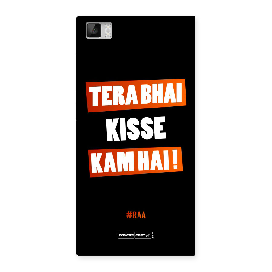 Tera Bhai Raftaar Back Case for Xiaomi Mi3