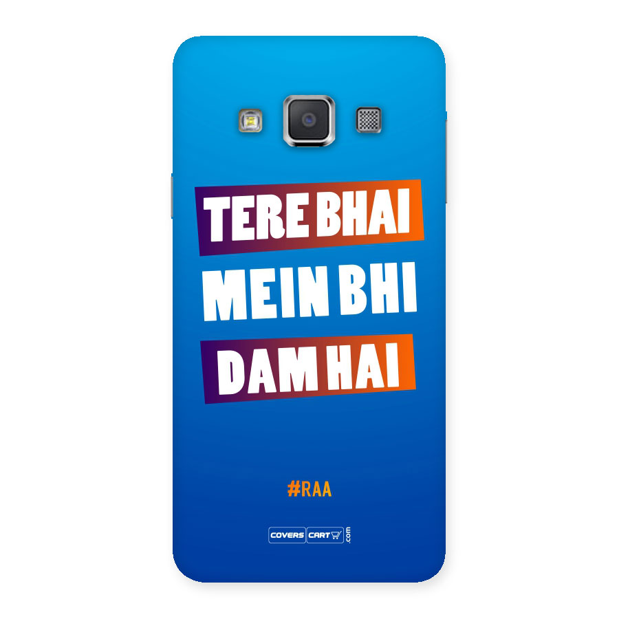 Tera Bhai Raftaar (Blue) Back Case for Galaxy A3