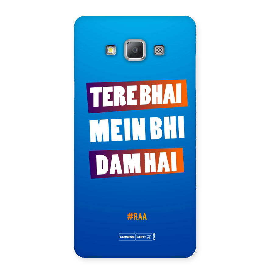 Tera Bhai Raftaar (Blue) Back Case for Galaxy A7