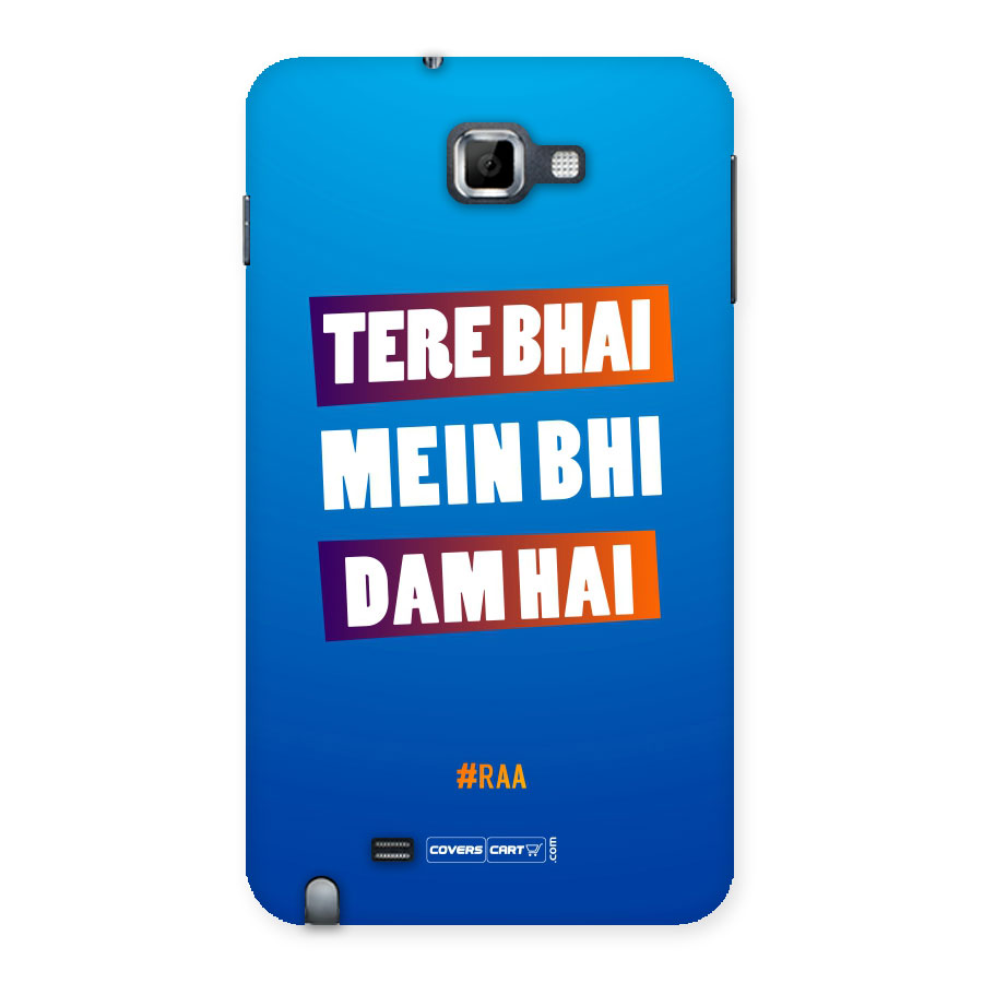 Tera Bhai Raftaar (Blue) Back Case for Galaxy Note