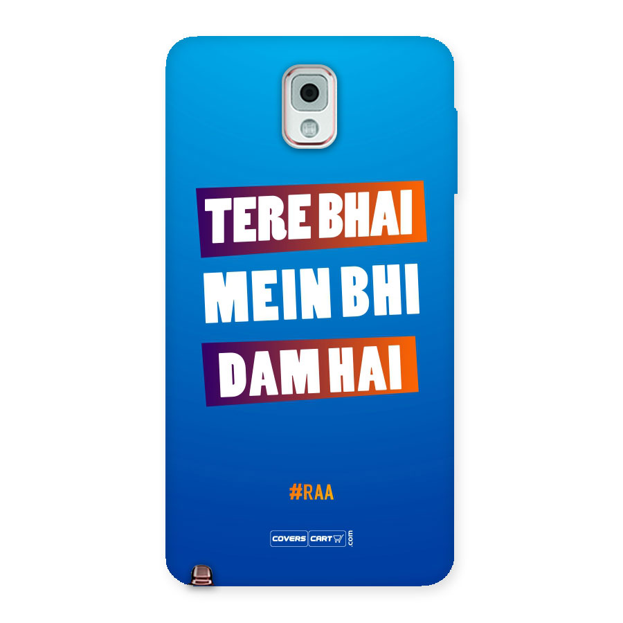 Tera Bhai Raftaar (Blue) Back Case for Galaxy Note 3
