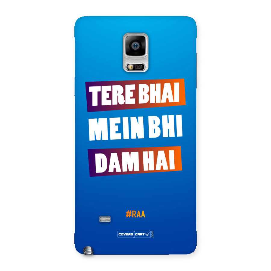 Tera Bhai Raftaar (Blue) Back Case for Galaxy Note 4
