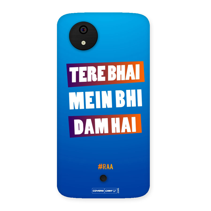 Tera Bhai Raftaar (Blue) Back Case for Micromax Canvas A1