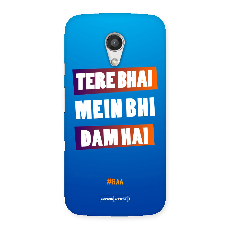 Tera Bhai Raftaar (Blue) Back Case for Moto G 2nd Gen