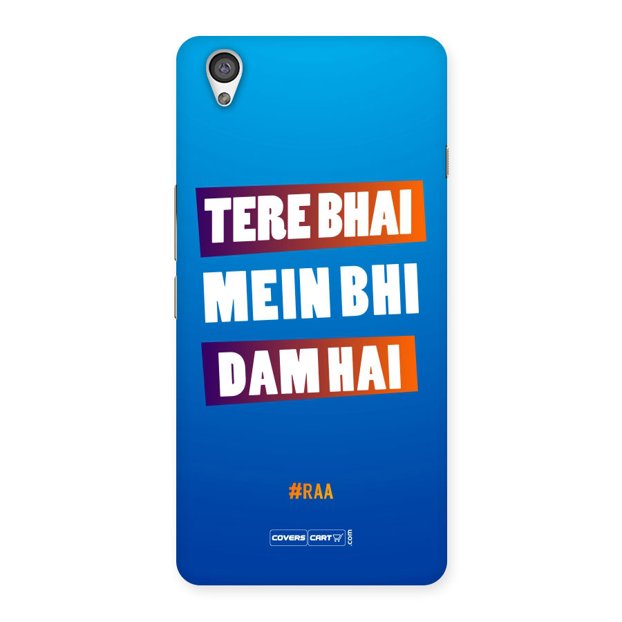 Tera Bhai Raftaar (Blue) Back Case for OnePlus X
