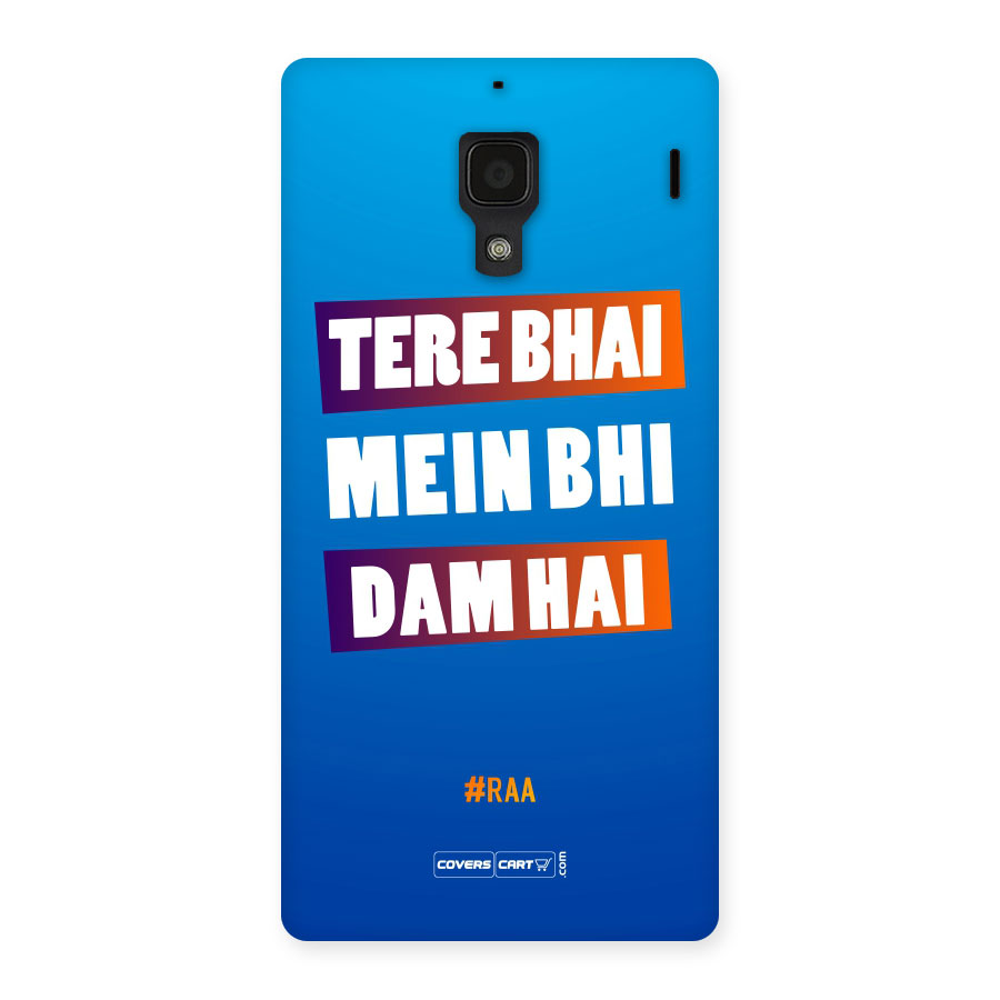 Tera Bhai Raftaar (Blue) Back Case for Redmi 1S