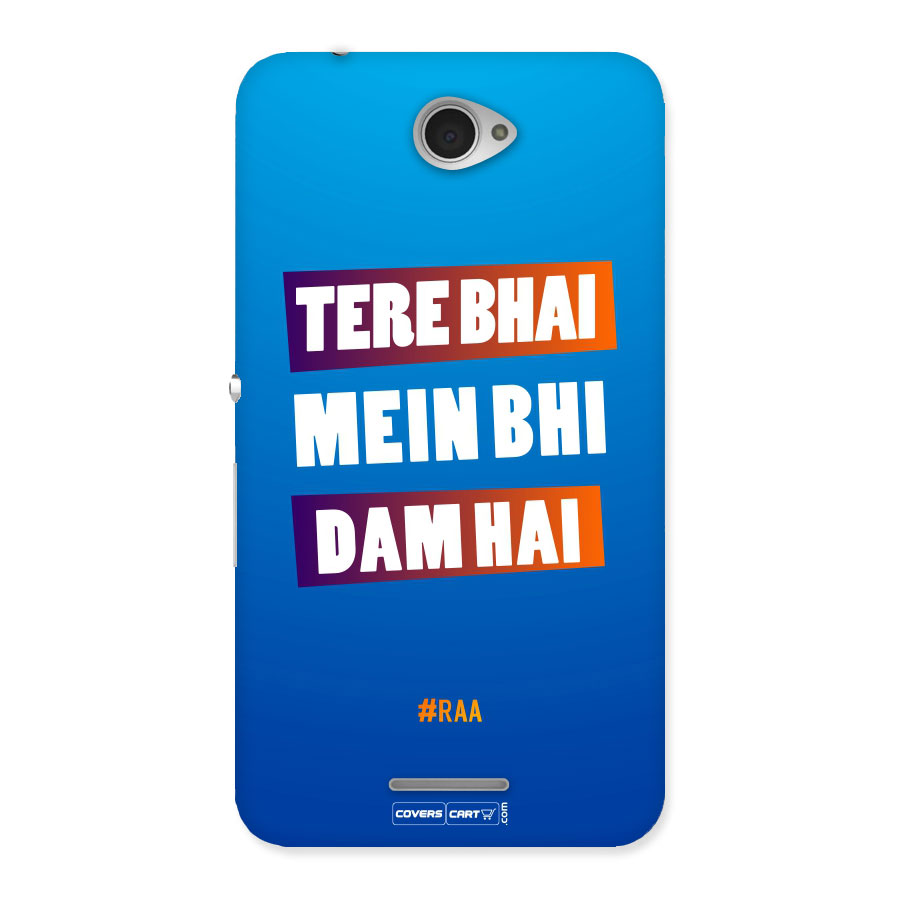 Tera Bhai Raftaar (Blue) Back Case for Sony Xperia E4