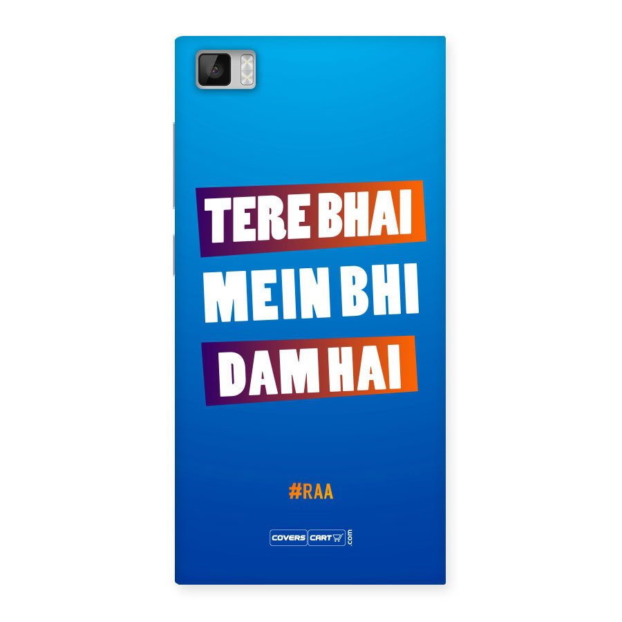 Tera Bhai Raftaar (Blue) Back Case for Xiaomi Mi3