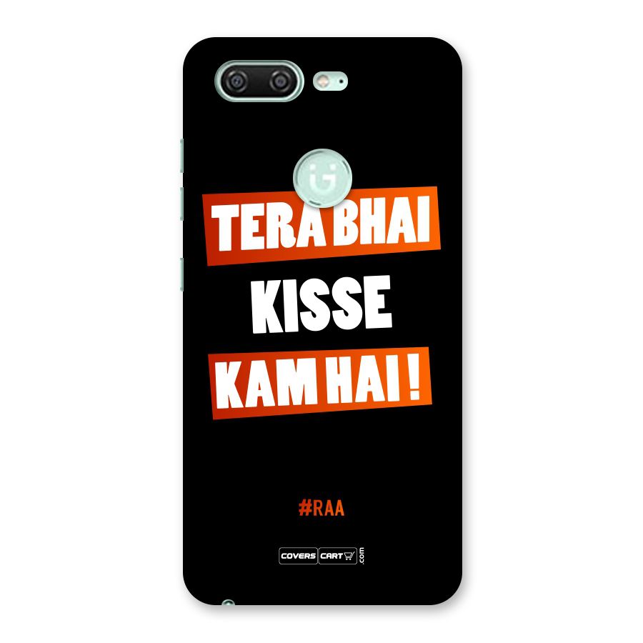 Tera Bhai Raftaar Back Case for Gionee S10