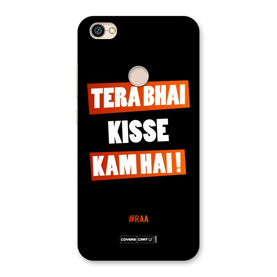Tera Bhai Raftaar Back Case for Redmi Y1 2017
