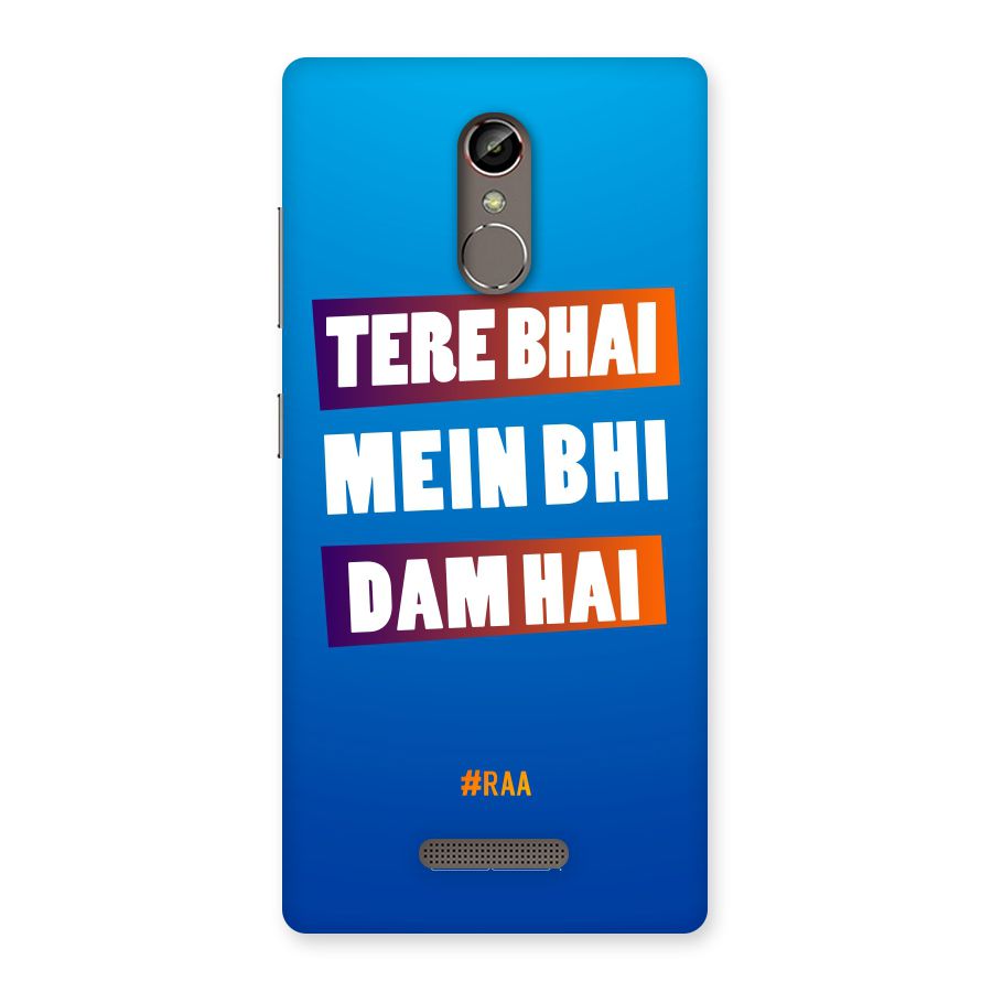 Tere Bhai Me Bhi Dam Hai Back Case for Gionee S6s