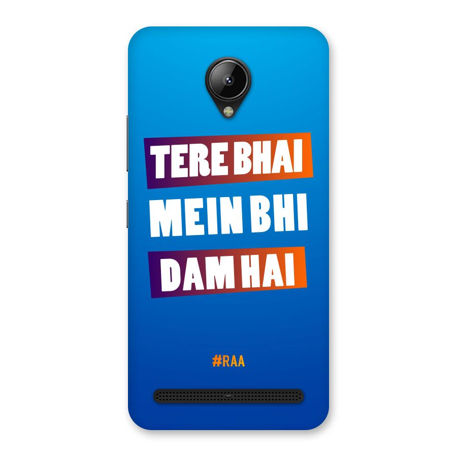Tere Bhai Me Bhi Dam Hai Back Case for Lenovo C2