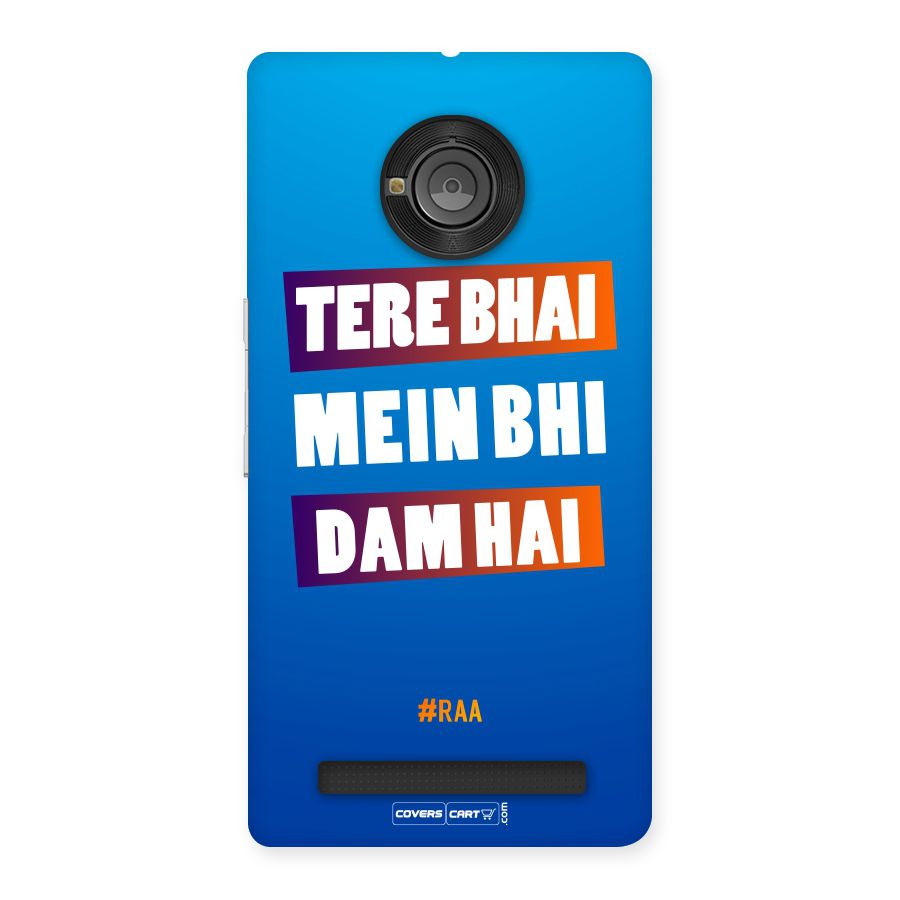 Tere Bhai Me Bhi Dam Hai Back Case for YU Yunique