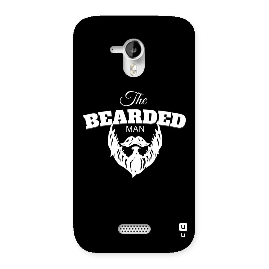 The Bearded Man Back Case for Micromax Canvas HD A116