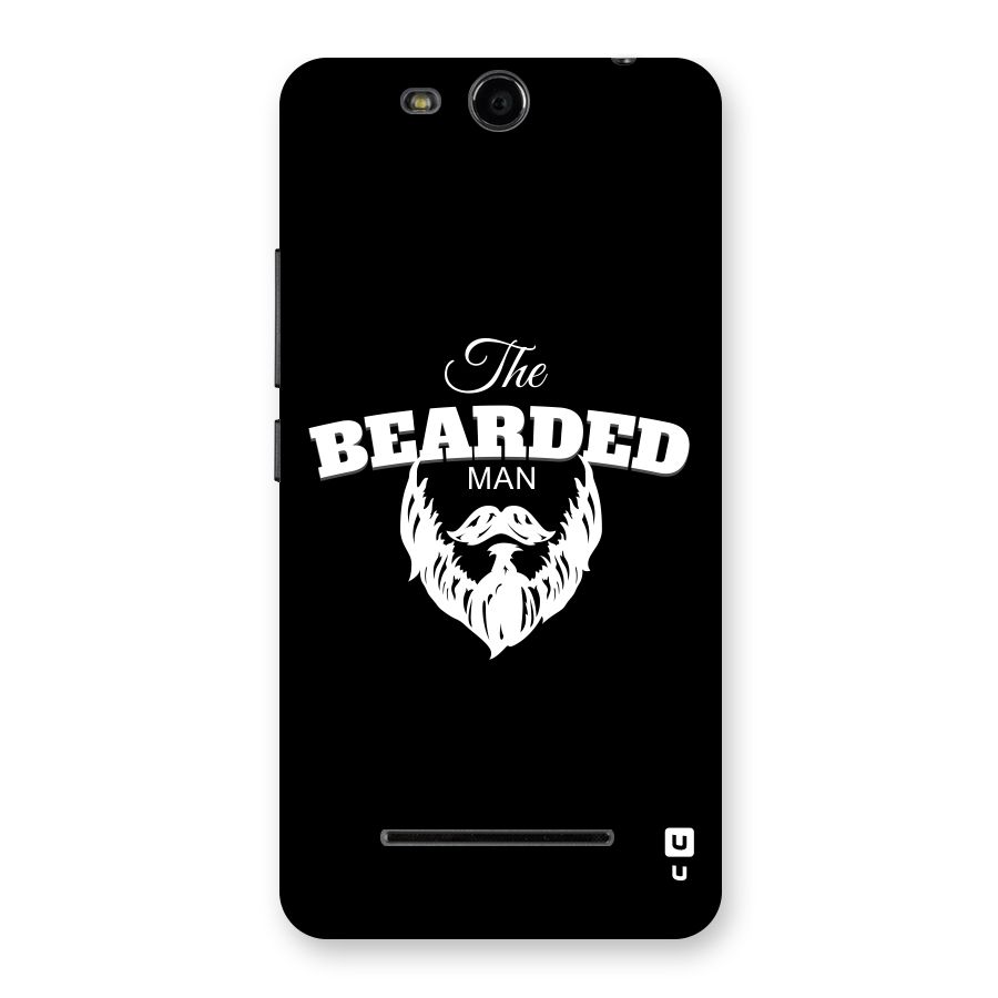 The Bearded Man Back Case for Micromax Canvas Juice 3 Q392