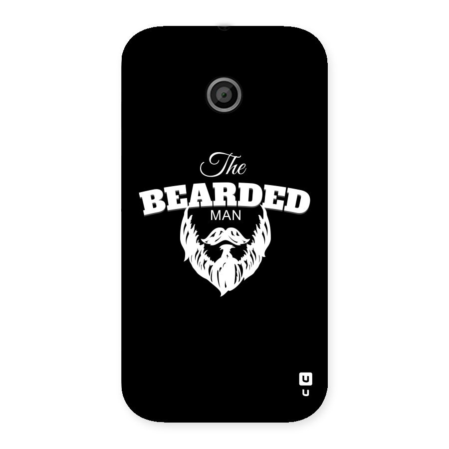 The Bearded Man Back Case for Moto E