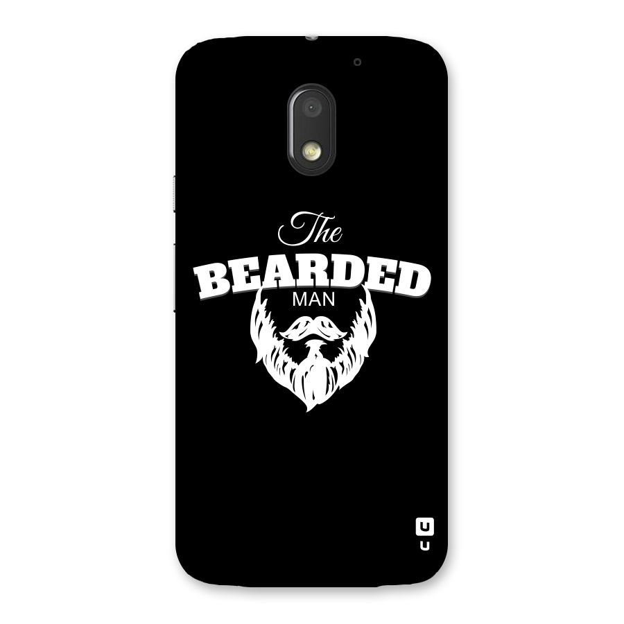 The Bearded Man Back Case for Moto E3 Power
