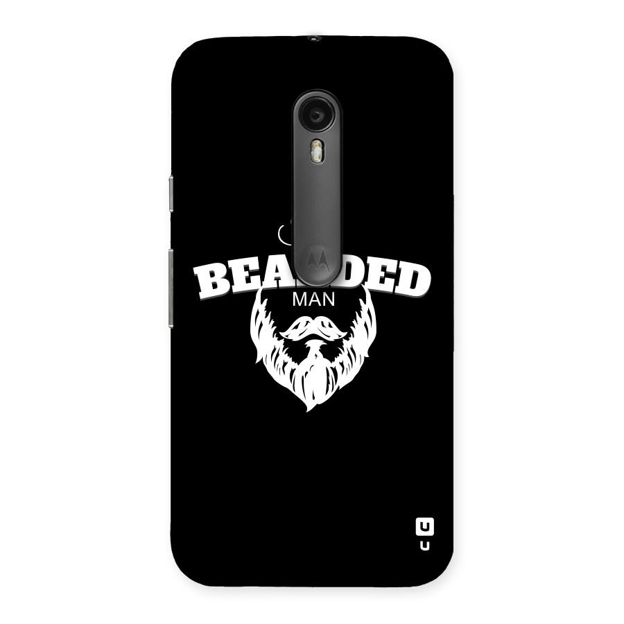 The Bearded Man Back Case for Moto G Turbo