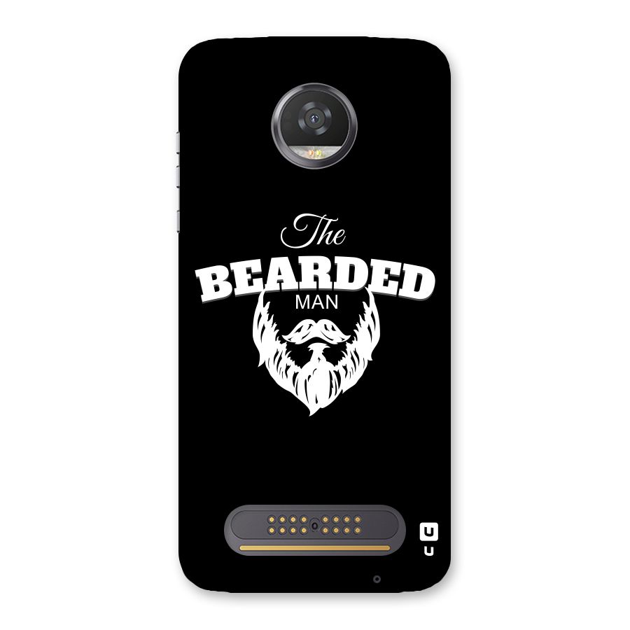 The Bearded Man Back Case for Moto Z2 Play